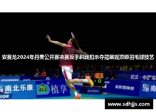 安赛龙2024年丹麦公开赛决赛反手斜线扣杀夺冠展现顶级羽毛球技艺